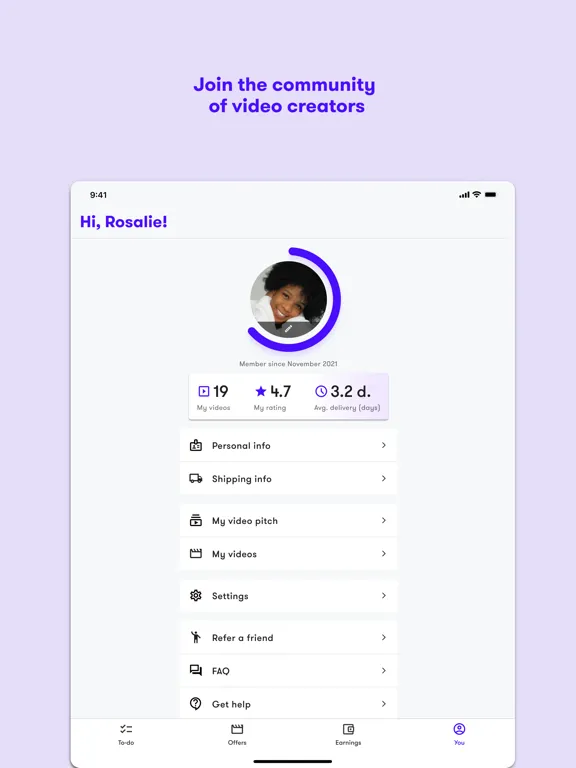 صور Billo Creator - Sell Content iPad 